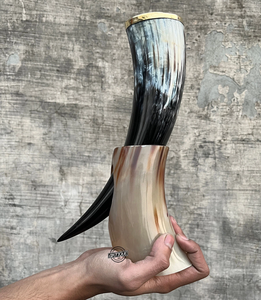 viking <b>horn</b> with wooden base custom logo viking <b>drinking</b> <b>horn</b> viking <b>drinking</b> <b>horn</b> factory price - Product Image 4