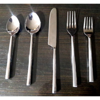 Couverts en métal faits à la main, ensemble de couverts de maison d'hôtel, couverts de mariage, couverts de luxe de noël en acier inoxydable de haute qualité