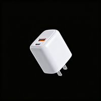 Chargeur rapide pliable compact PD 20W Type-C en ABS pour téléphone portable, appareil photo et montre connectée - Idéal pour les voyages