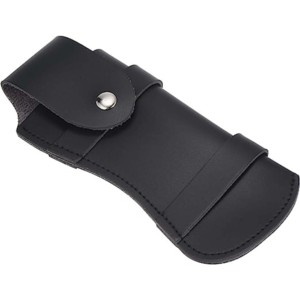 6.1" Leather Knife Sheath, <b>Belt</b> Loop Folding Knife Sheaths PU Leather Safety Knife <b>Pouch</b> for Outdoors Camping Fishing - Product Image 1