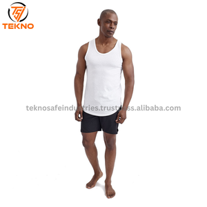 Unisex Fitness Workout Tank <b>Top</b> Custom Cotton Vest <b>Mesh</b> Spandex Solid Knitted T-Shirt Printed Bodybuilding Muscle Training - Product Image 2