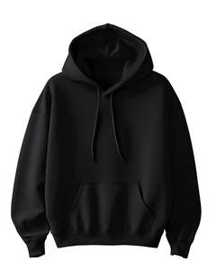 Sweat-shirts unisexes à capuche oversize à épaules tombantes en molleton de coton pour hommes avec logo personnalisé, vente chaude, haute qualité, couleurs vives - Product Image 1