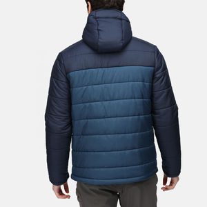 Veste à capuche pour homme, design personnalisé 2026, nouvelle collection, coupe-vent, doudoune, logo personnalisé, respirante, hiver, bleu, pour homme - Product Image 2