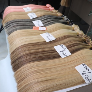 100% Extensions de cheveux vierges vietnamiennes Remy à cuticules alignées Double trame non traitée - Product Image 2