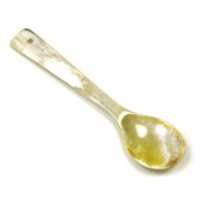 Cuillère en corne de boeuf hautement polie pour le dîner de mariage Cuillère Top Vente Nouveaux styles Cuillère de service en corne de buffle de qualité solide - Product Image 6