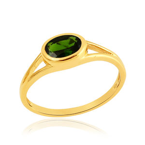 แหวนพลอยบุษราคัมสีฟ้าชุบทอง925สำหรับเป็นของขวัญแต่งงานแหวนพลอยบุษราคัมแบบมืออาชีพตามสั่ง - Product Image 5