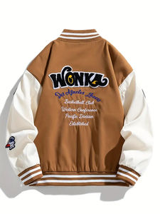 Nueva mejor calidad hecha a medida para adultos y jóvenes de béisbol Letterman Versity chaqueta Color Fleece Versity chaqueta para hombres - Product Image 5