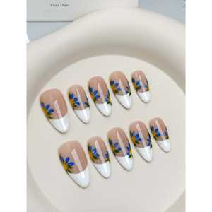 Uñas Postizas Blue Daisy Kiss - Product Image 3