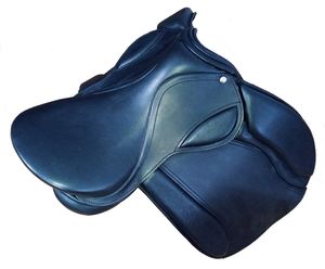 High Quality Custom Logo English <b>Dressage</b> Saddle Soft Leather Equestrian Equipment for Horse Riding Fine Breathable Quality - Product Image 3