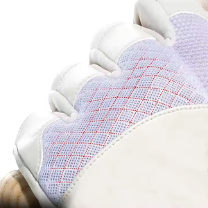 Guantes de bateo de béisbol profesionales de estilo único OEM en cuero con cierre de correa guantes personalizados de mano de dedo completo con logotipo - Product Image 3