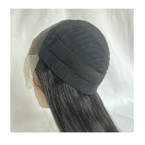 Perruques de cheveux humains vierges indiens de luxe les plus vendus Styles de vague profonde droite naturelle Perruques transparentes sans colle en dentelle française - Product Image 4