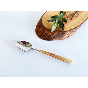 Cubiertos de madera de olivo, cubiertos de acero inoxidable con mango de madera, juego de cubiertos lujosos, juego de cubiertos auténticos, juego de madera elegante - Product Image 5