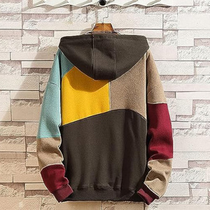 เสื้อมีฮู้ดแบบสวมหัวมีหลายสีสำหรับผู้ชายเสื้อกันหนาวมีฮู้ดทรงโอเวอร์ไซส์โลโก้ - Product Image 2