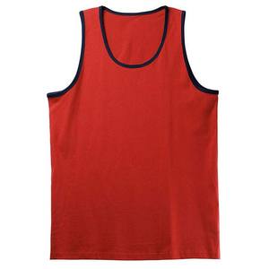 Ordene a granel ropa de hombre de talla grande camisetas sin mangas ropa informal elegante transpirable de secado rápido camisetas sin mangas de algodón y poliéster - Product Image 1