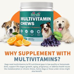 Vitaminas y Suplementos para Perros de Marca Privada OEM ODM - Salud de las Articulaciones de las Mascotas - Inmunidad - Movilidad - Energía - Intestino - Piel - Product Image 4
