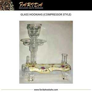 Cachimbas de vidrio soplado a mano egipcias de lujo personalizadas, estilo compresor de alta calidad con diseño único, Shisha con acabado de laca colorida - Product Image 3