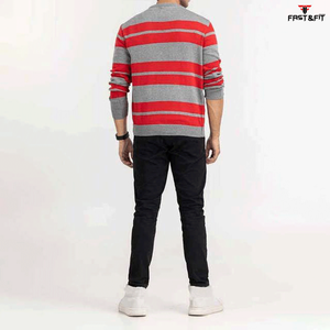 Hot Selling New Fashion Crewneck Winter Customized Anti-Wrinkle Quick Dry Breathable Wool Cashmere Long Sleeve <b>Sweater</b> Men - Product Image 5