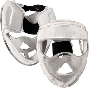 หน้ากากป้องกันสำหรับเล่นกีฬาฮอกกี้ทนทานต่อแรงกระแทกออกแบบโลโก้ได้ตามต้องการ - Product Image 1