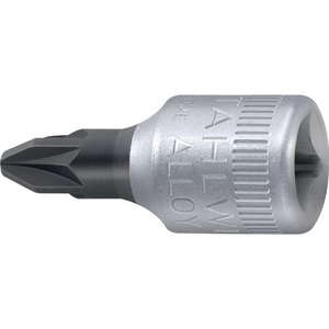 STAHLWILLE 44 PZ 1/4\" Socket Wrench Insert PZD 1 Length <b>28mm</b> - Product Image 1
