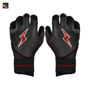 ถุงมือตีเบสบอลหนัง cabretta ถุงมือยาวแบบโบลต์สำหรับ100% มืออาชีพตามสั่ง - Product Image 6