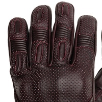 Guantes de cuero de piel de oveja auténtica personalizados para motocicleta, protección de pantalla táctil, guantes de cuero para motocicleta