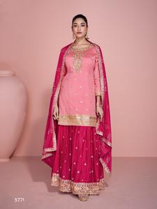 Latest Premium Embroidery Women's Formal Work <b>Kurti</b> with Quick Dry Loose Fit Multi Color - Product Image 5