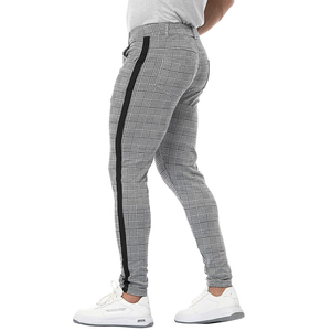 New Men's Casual <b>Plaid</b> <b>Pants</b> Autumn Skinny Elastic Male Trousers Classic Track Bottoms Clothes Fashion Sports Joggers Sweatpants - Product Image 5