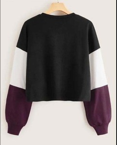 Sweat en détresse sweat à capuche teint uni coton coréen respirant femmes Nature coton biologique coupe douce Jogging RRI-WSS-10 - Product Image 2