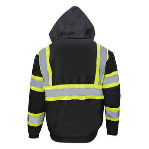 Veste de sécurité réfléchissante imperméable de haute qualité, classe 1 ANSI, avec logo personnalisé, fabrication sur mesure, utilisation en extérieur - Product Image 2