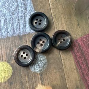 Botón Natural de Cuerno de Búfalo al por Mayor, Acabado en Blanco para Accesorios de Ropa, Alta Calidad - Product Image 6