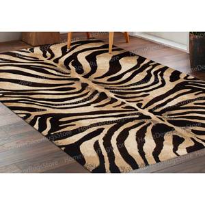 Alfombra con Estampado de Zebra - Diseño Abstracto Moderno y Lujoso para Decoración del Hogar, Alfombra Delgada No Tejida - Product Image 4