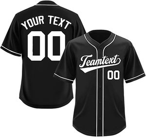 Maillots de baseball respirants confortables personnalisés noms et numéros personnalisés pour les ligues de fans d'équipes sportives - Product Image 2