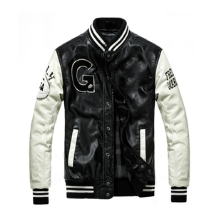 เสื้อแจ็คเก็ตเบสบอลผ้าแคนวาสสั่งตัดพิเศษ สวมใส่สบาย คอตั้ง แขนยาว สำหรับผู้ชาย เหมาะสำหรับเล่นกีฬา ใส่ได้สองด้าน ระบายอากาศได้ดี สำหรับฤดูหนาว - Product Image 3