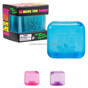 Juguete Antiestrés de Cubo de Hielo, Diseño Estético, 3D, Rebote Lento, Alivio del Estrés, para Todas las Edades - Product Image 1