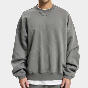 Wholesale Men's Winter <b>Sweatshirts</b> Solid Pattern Polyester/Cotton Regular Fit Custom Logo & Design - Product Image 5