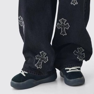 Pantalones Vaqueros de Mezclilla Personalizados para Hombre, Corte Ajustado, Elásticos, Casuales, de Calle, Tejido Suave y Duradero, Pantalones de Moda, Venta al por Mayor de Fábrica - Product Image 3