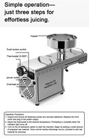 Nouvelle Mini Presse à Huile 2026 600W en Acier Inoxydable pour Usage Domestique (Arachides, Sésame, Amandes, Graines)