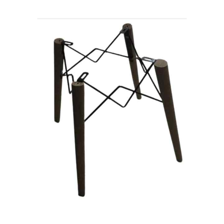 Wooden Wire Cage Walnut Painted 3 Pieces Karegold Chair Legs