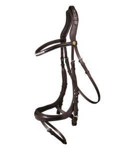 Vente chaude 100% Prix compétitif Snaffle Bridle Équipement d'équitation en cuir portable de l'exportateur indien - Product Image 3