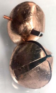 รูปปั้นตกแต่งวันหยุดคริสต์มาสทำจากทองเหลืองชุบนิกเกิลขนาด60มม. ทันสมัย - Product Image 2