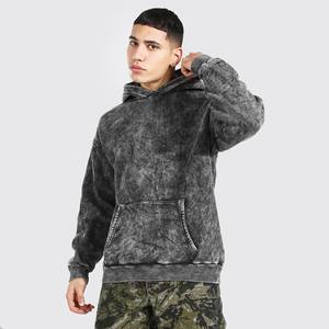 Vêtements d'extérieur Hommes Acid Wash Hoodies haute qualité anti-rides taux raisonnable top tendance avec poids léger Acid Wash hommes sweats à capuche - Product Image 3
