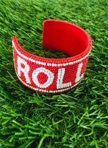 Bracelets élégants de mode perlés fabriqués à la main pour le style du jour du jeu Bracelets essentiels personnalisés pour le jour du jeu à vendre - Product Image 4