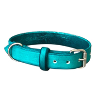 Collier de luxe pour animaux de compagnie colliers de chien en cuir véritable végétalien classique imperméable personnalisé pour petits chiens moyens grands fabricant