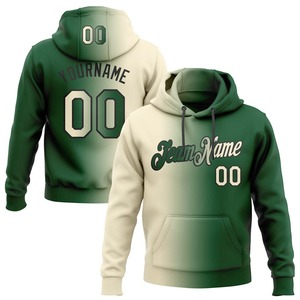 Venta al por mayor de alta calidad de los hombres 2024 vintage hip hop gradual Sudadera con capucha de terciopelo para hombres unisex personalizado suelta cuello redondo Camisa larga - Product Image 1