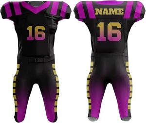 ชุดเครื่องแบบวันแข่งขันฟุตบอลอเมริกันแบบกำหนดเองกางเกงขาสั้นผ้าควบคุมความชื้น - Product Image 2