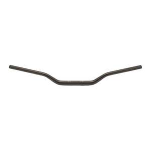 Motorrad-Lenker, übergroßer Lenker, 22/28 mm, niedrig gebogen, satinschwarzes Aluminium - Product Image 1