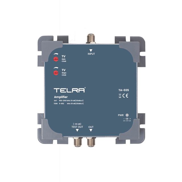 TV Signal Amplifier for CATV Distribution 47-862MHz 35dB High Gain