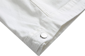 Veste en jean pour homme tendance, nouveau style, longue, respirante, col montant, veste d'hiver à bas prix, vestes pour homme - Product Image 3