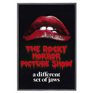 Modern Style Rocky Horror Picture Show <b>Poster</b> Lips Design Black Frame Paper Material for Wall Decor - Product Image 1