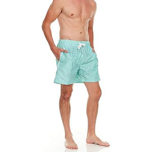 Short de bain homme 100% coton haute qualité tenue décontractée bas prix respirant séchage rapide motif solide confortable personnalisable - Product Image 5